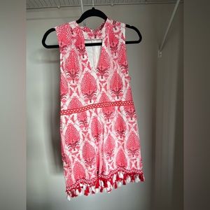 Entro Red and White romper Large